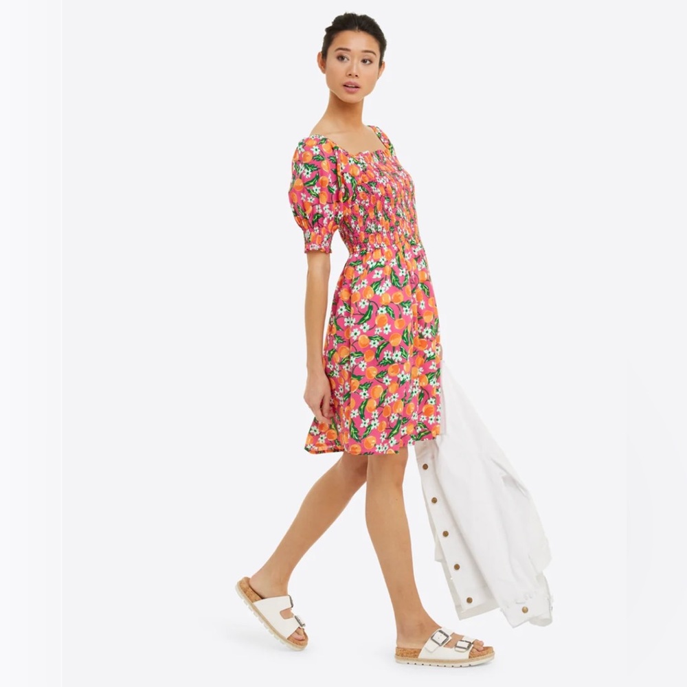 Draper James Puff Sleeve Dress (size sm)